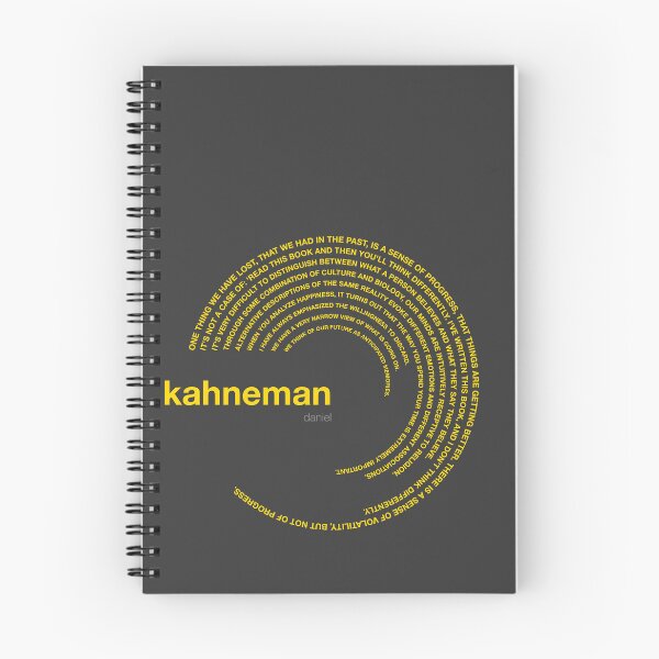 Item preview, Daniel Kahneman famous quotes poster [gold] designed and sold by CMYKStudio.