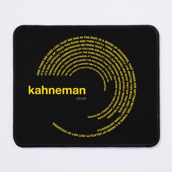 Item preview, Daniel Kahneman famous quotes poster [gold] designed and sold by CMYKStudio.