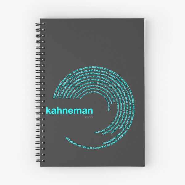 Item preview, Daniel Kahneman famous quotes poster [aqua] designed and sold by CMYKStudio.