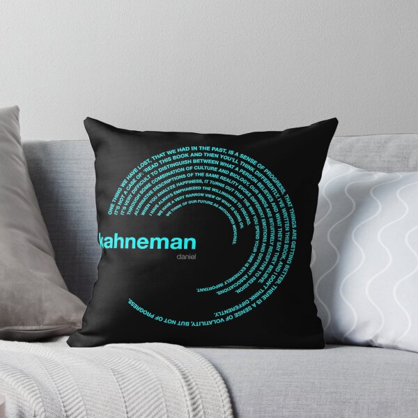 Item preview, Daniel Kahneman famous quotes poster [aqua] designed and sold by CMYKStudio.