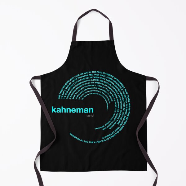 Item preview, Daniel Kahneman famous quotes poster [aqua] designed and sold by CMYKStudio.