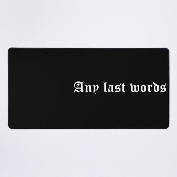 Item preview, Any  last words? Gothic dark emo witchy designed and sold by 66sideddice.