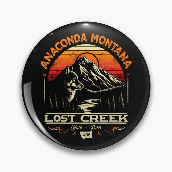Item preview, Anaconda Montana - Grey Wolf Lost Creek State Park Anaconda MT 406 Gift designed and sold by JUSTBEELEGANT.