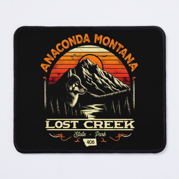 Item preview, Anaconda Montana - Grey Wolf Lost Creek State Park Anaconda MT 406 Gift designed and sold by JUSTBEELEGANT.