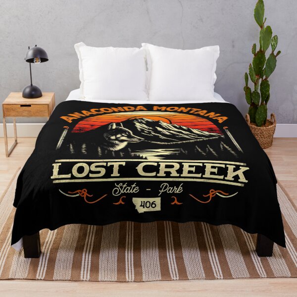 Item preview, Anaconda Montana - Grey Wolf Lost Creek State Park Anaconda MT 406 Gift designed and sold by JUSTBEELEGANT.
