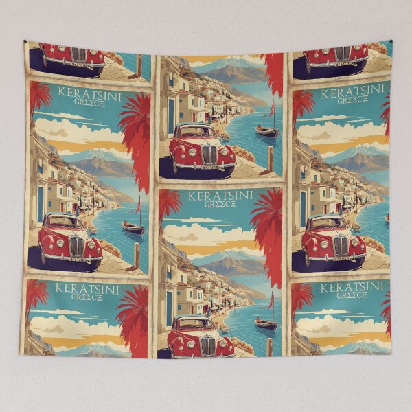 Item preview, Keratsini Greece Vintage Travel Tourism  designed and sold by TravelersGems.