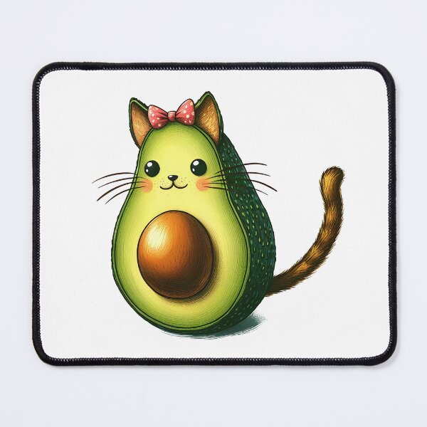 Item preview, Avocat, Cute Avocado Kitten, Avocado Girl designed and sold by Kondi-Art.