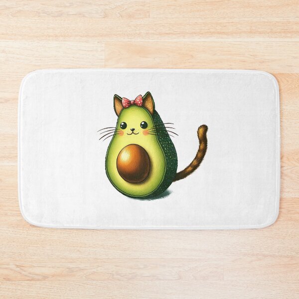 Item preview, Avocat, Cute Avocado Kitten, Avocado Girl designed and sold by Kondi-Art.