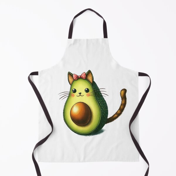 Item preview, Avocat, Cute Avocado Kitten, Avocado Girl designed and sold by Kondi-Art.