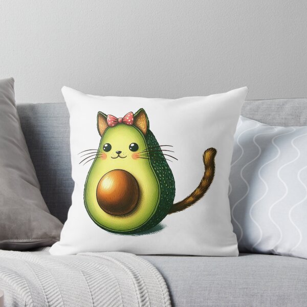 Item preview, Avocat, Cute Avocado Kitten, Avocado Girl designed and sold by Kondi-Art.