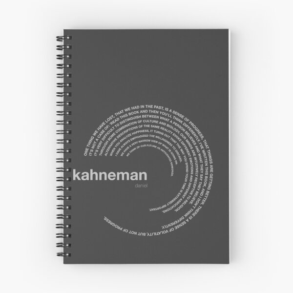 Item preview, Daniel Kahneman famous quotes poster [silver] designed and sold by CMYKStudio.