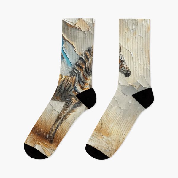 Item preview, Cautious Zebra Pair - African Savannah Series designed and sold by Mermaid's Whimsy.