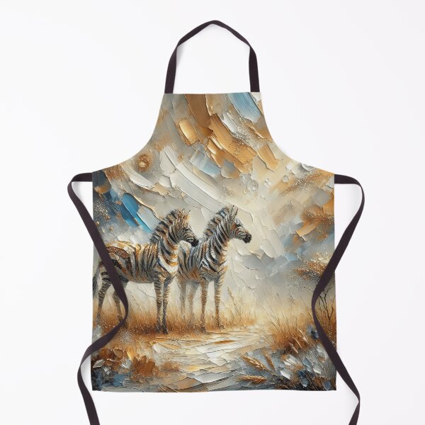 Item preview, Cautious Zebra Pair - African Savannah Series designed and sold by Mermaid's Whimsy.