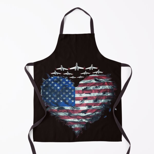 Item preview, July 4th Fighter Jet USA Flag Retro Tee designed and sold by Youssef Nassiri.