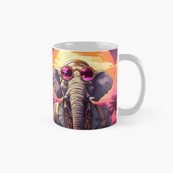 Item preview, “Punk Safari: Crypto Elephant Adventure” designed and sold by Art-Vortex-fr.