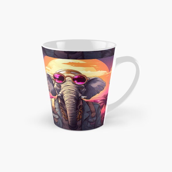 Item preview, “Punk Safari: Crypto Elephant Adventure” designed and sold by Art-Vortex-fr.