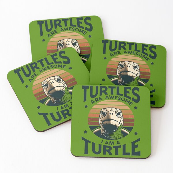 Item preview, Turtles Are Awesome I Am A Turtle designed and sold by Kuki-shop.