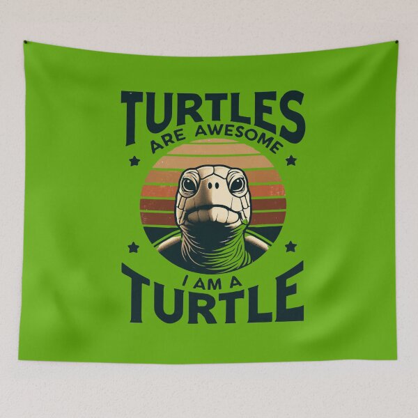 Item preview, Turtles Are Awesome I Am A Turtle designed and sold by Kuki-shop.
