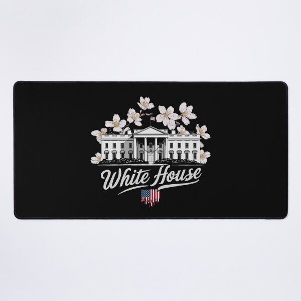 Item preview, White House Blossom - Patriotic USA Flag & Iconic Landmark Tee designed and sold by HOMEDESIGNPRINT.