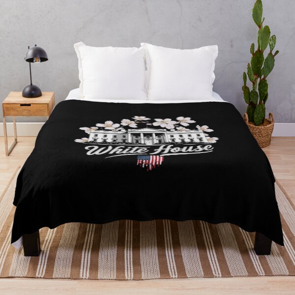 Item preview, White House Blossom - Patriotic USA Flag & Iconic Landmark Tee designed and sold by HOMEDESIGNPRINT.
