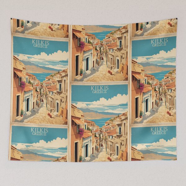 Item preview, Kilkis Greece Vintage Travel Tourism  designed and sold by TravelersGems.