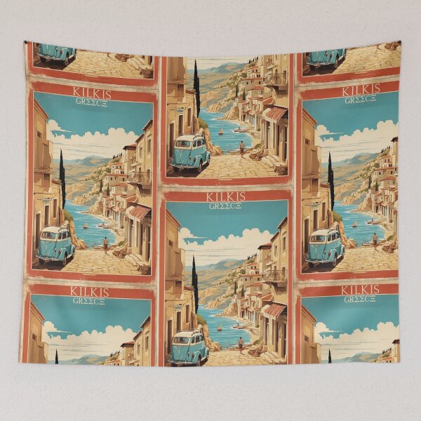 Item preview, Kilkis Greece Vintage Travel Tourism  designed and sold by TravelersGems.