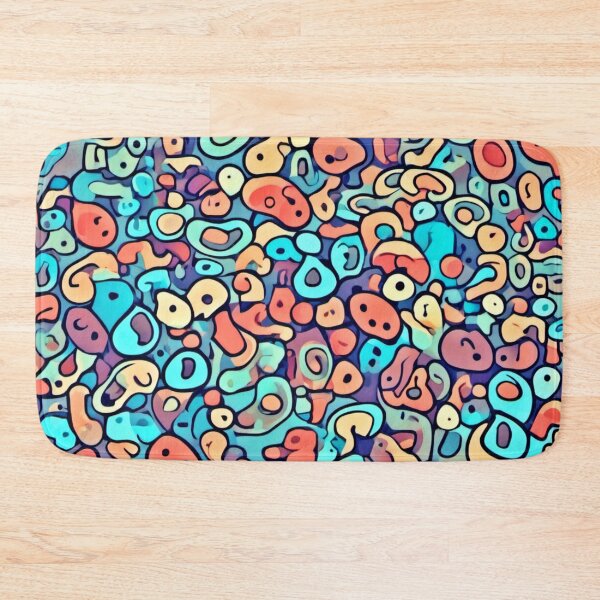 Item preview, Abstract Kidney Design: Cool Cartoon Art Background designed and sold by Health And Fitness Posts e-Store.
