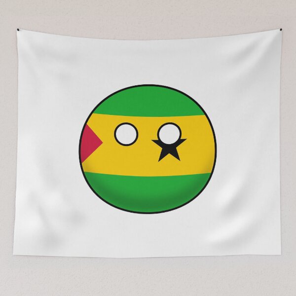 Item preview, Sao Tome and Principe Countryball designed and sold by Candie-Shop.
