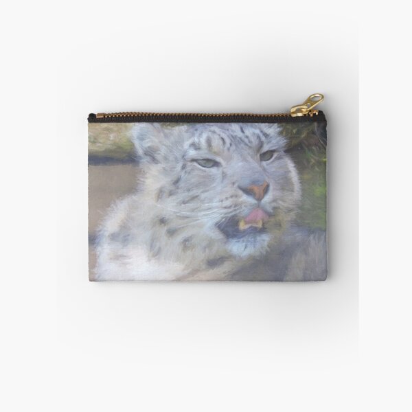 Item preview, Snow Leopard Portrait (Photo Cezanne Style) designed and sold by CreativeEm.