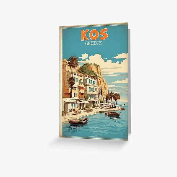 Item preview, Kos Greece Vintage Travel Tourism  designed and sold by TravelersGems.
