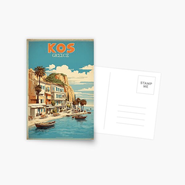 Item preview, Kos Greece Vintage Travel Tourism  designed and sold by TravelersGems.