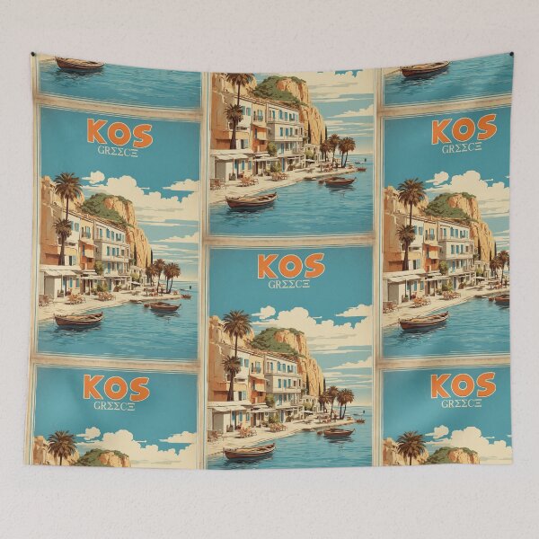 Item preview, Kos Greece Vintage Travel Tourism  designed and sold by TravelersGems.