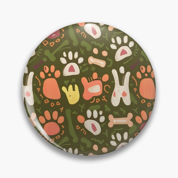 Item preview, A colorful playful dog pattern designed and sold by Haji  Kamora.
