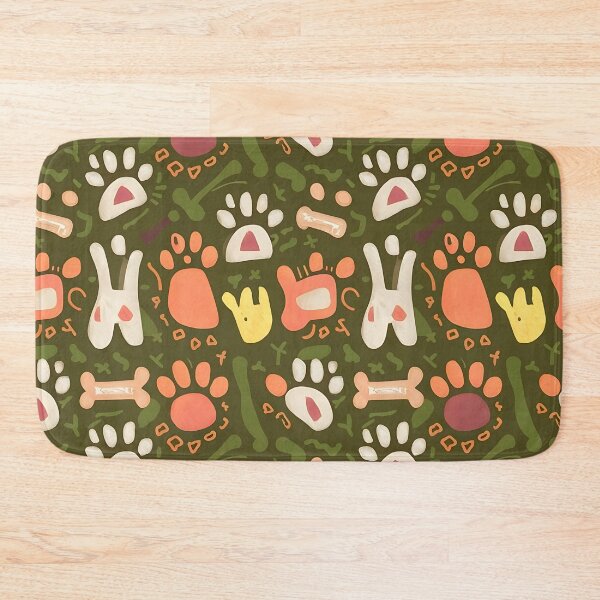 Item preview, A colorful playful dog pattern designed and sold by Haji  Kamora.