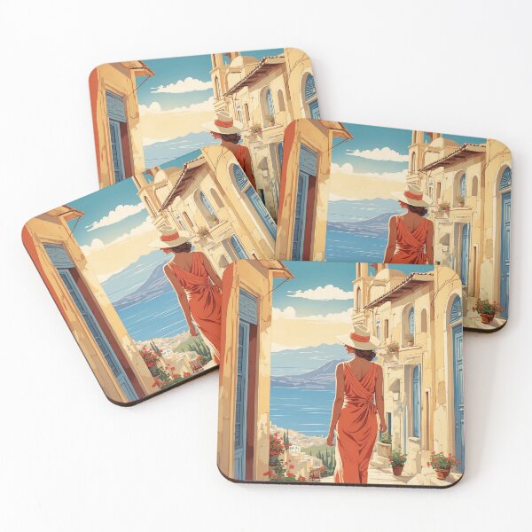 Item preview, Larissa Greece Vintage Travel Tourism  designed and sold by TravelersGems.