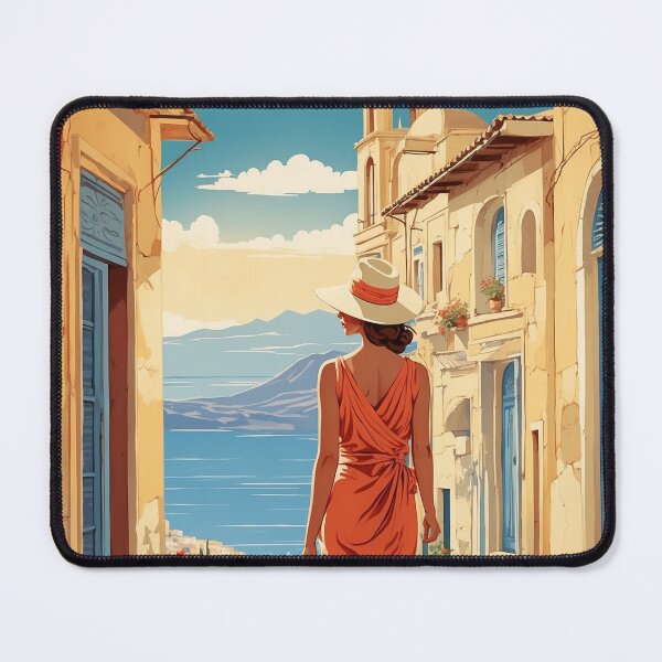 Item preview, Larissa Greece Vintage Travel Tourism  designed and sold by TravelersGems.