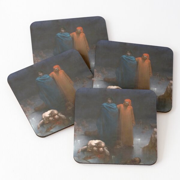 Item preview,  Samuel Gustave Dore Dante and Virgil in the Ninth Circle of Hell designed and sold by TeeARTHY.