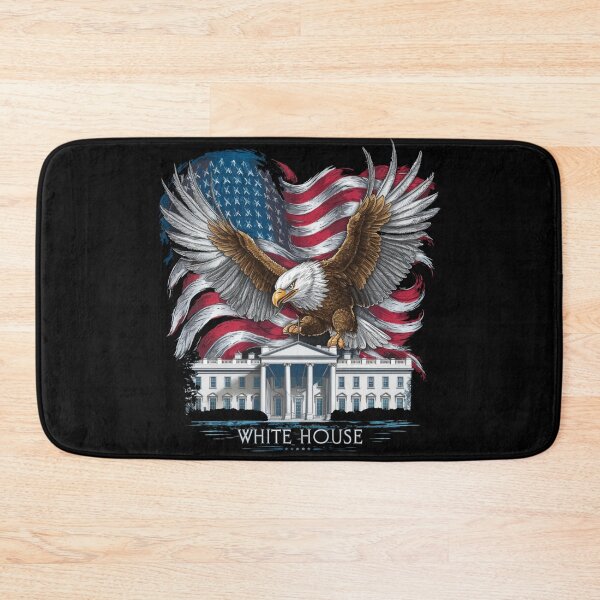 Item preview, Patriotic Eagle & White House T-Shirt - American Flag Apparel designed and sold by HOMEDESIGNPRINT.
