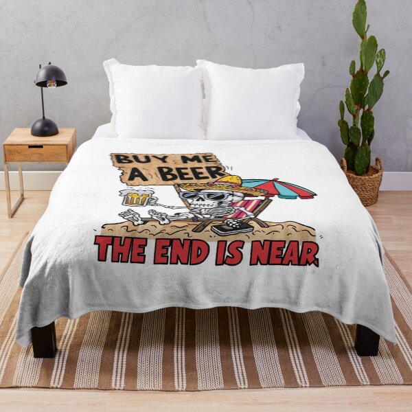 Item preview, Bones & Brews: Buy me a beer The End is Near designed and sold by overheadclick.