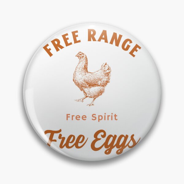 Item preview, Free Range Free Spirit Free Eggs. designed and sold by zombiezstroyer designs.