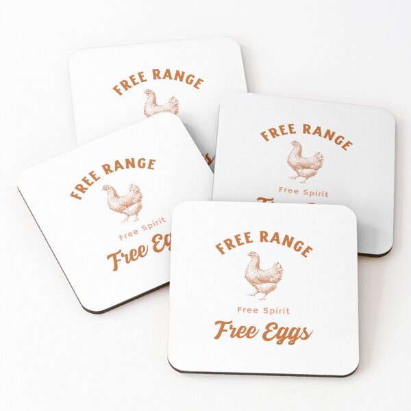 Item preview, Free Range Free Spirit Free Eggs. designed and sold by zombiezstroyer designs.