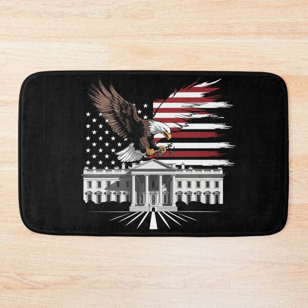 Item preview, Patriotic Eagle & White House T-Shirt - American Flag Apparel designed and sold by HOMEDESIGNPRINT.