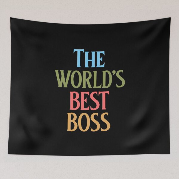 Item preview, The World's Best Boss designed and sold by 87-Aesthetics.
