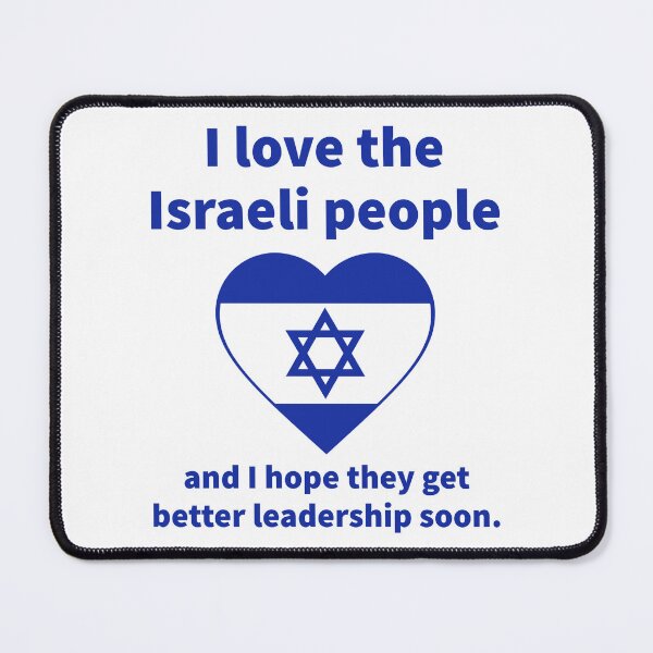 Item preview, Support for Israeli anti Netanyahu protests  designed and sold by Rachel the Artist .
