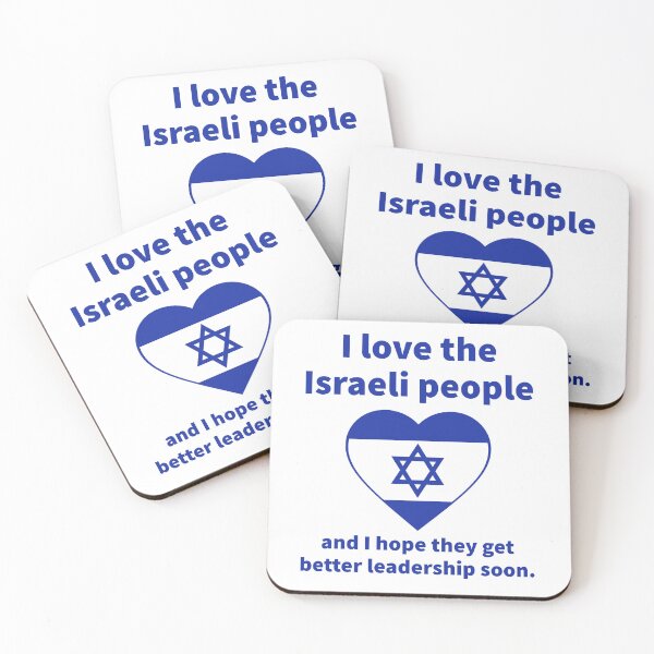 Item preview, Support for Israeli anti Netanyahu protests  designed and sold by Rachel the Artist .
