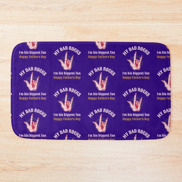 Item preview, My Dad Rocks. I’m his biggest fan. Happy Father's Day designed and sold by ButterflyDsgns6.