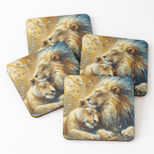 Item preview, Lion and Lioness - African Savannah Series designed and sold by Mermaid's Whimsy.