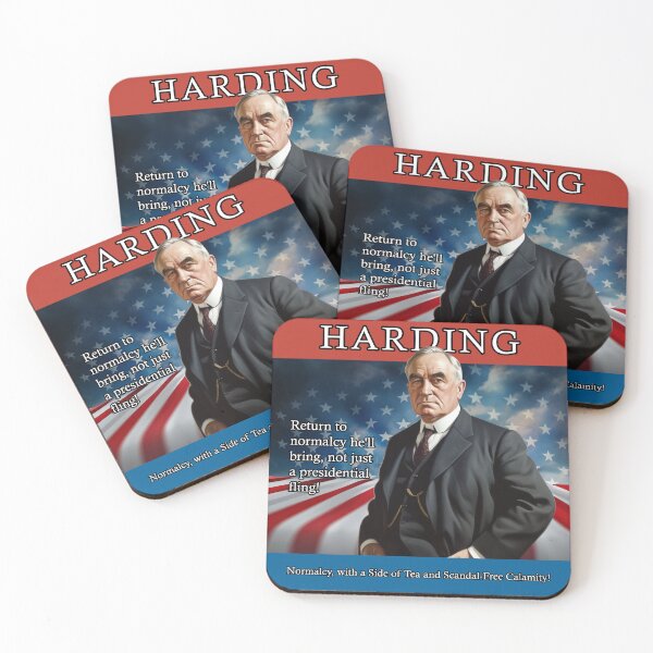 Item preview, Warren Harding Electoral Poster designed and sold by Static-Panda.