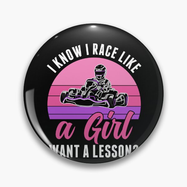 Item preview, Go Kart Racing Girl Try to Keep Up Women Funny Go Kart RAcer designed and sold by BlueBerry-Pengu.