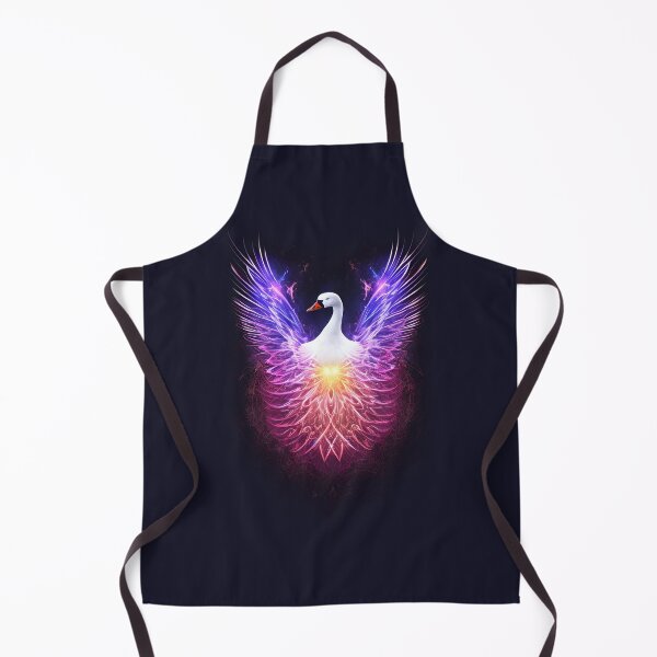 Item preview, Goose face in flames and fractal designed and sold by cabana.space.